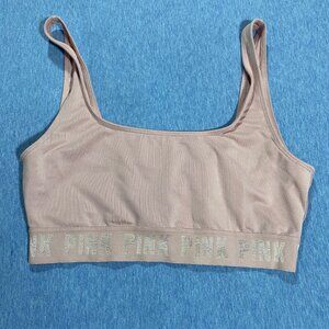 Victoria's Secret Pink Ultimate Sports Bra Light Pink Size S